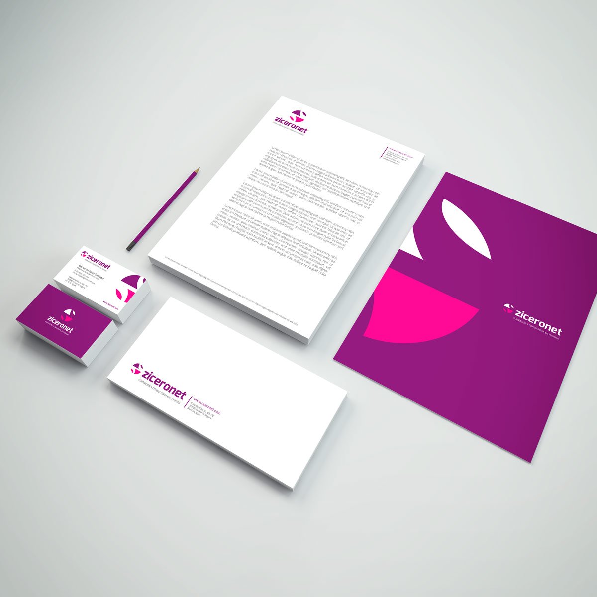 papeleria-corporativa-ziceronet Papelería ziceronet