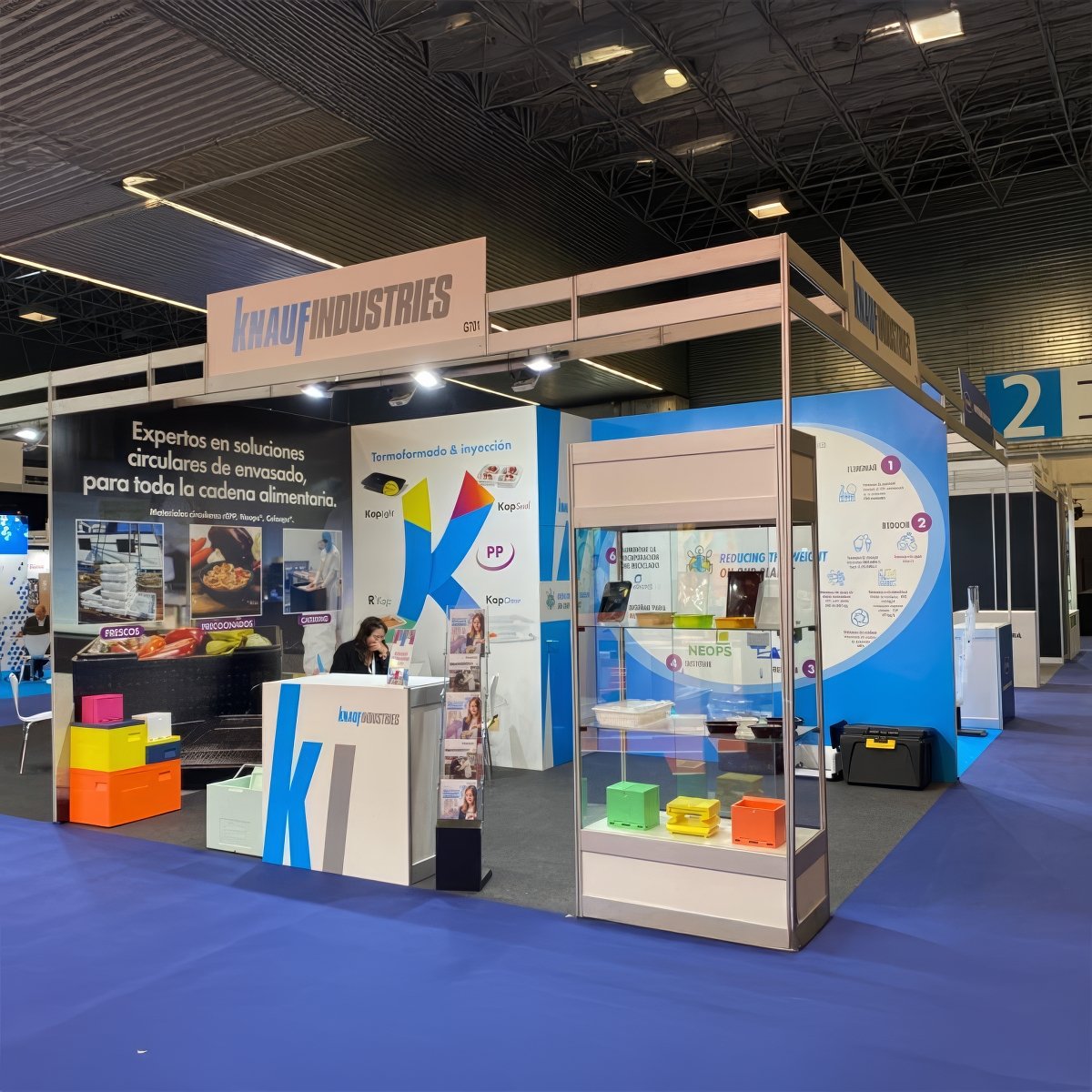 Diseño Stand feria Knauf Industries